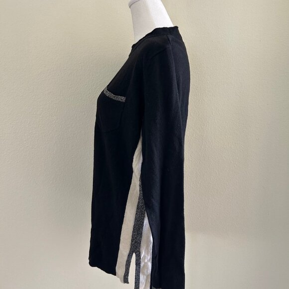 Smartwool Sweater Base Layer Women Black Gray Shadow Pine Pocket Nylon Wool M - Picture 3 of 8